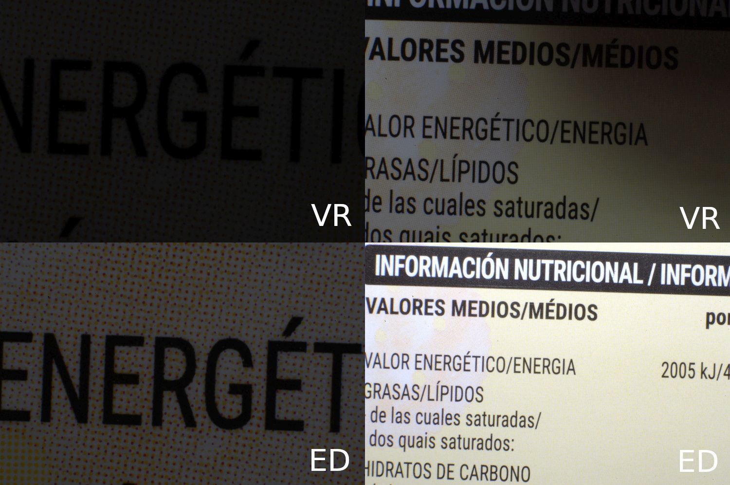 comparativa Nikkor 18-55mm ED II y VR